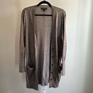 Banana Republic Gray Duster Cardigan